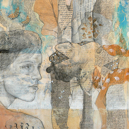 Untitled, 2011.
acrylic, pencil and mixed media on board.
Elena Greggio
